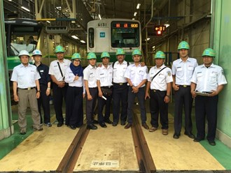 at the time of Running Test at Tokyo Metro Ayase Depot